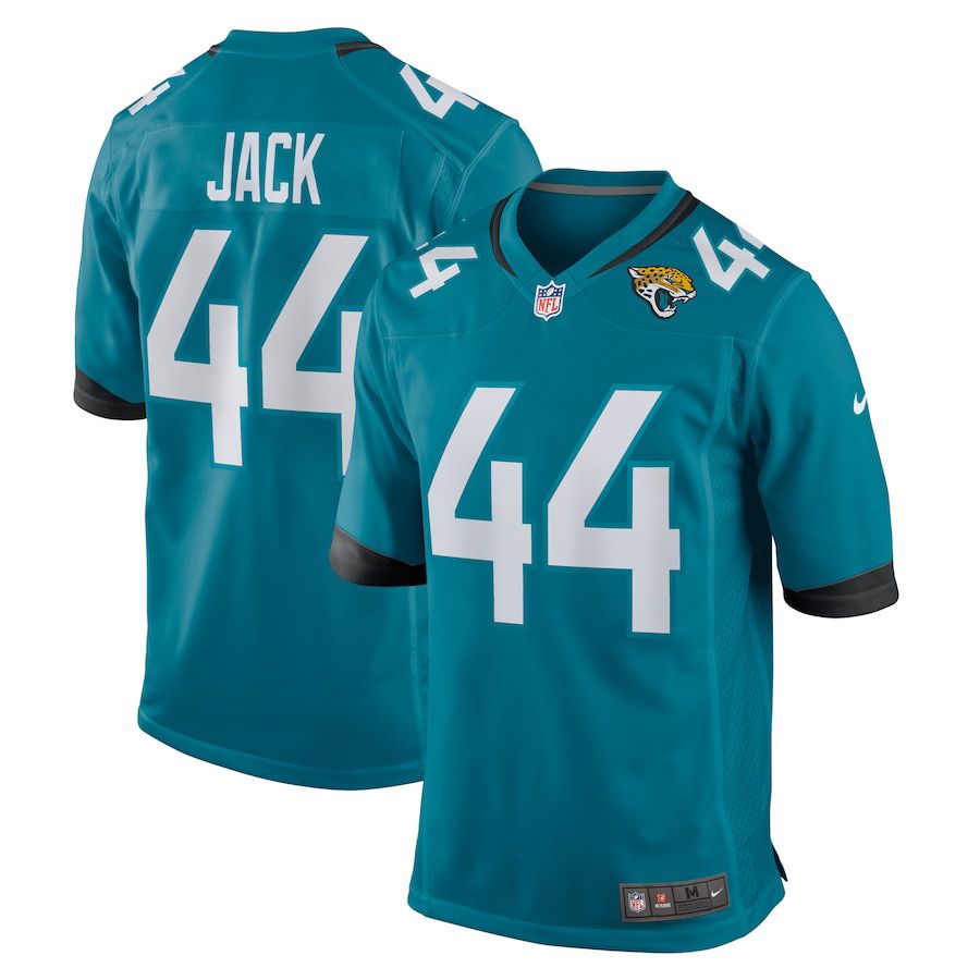 Men Jacksonville Jaguars #44 Myles Jack Nike Green Game NFL Jersey->jacksonville jaguars->NFL Jersey